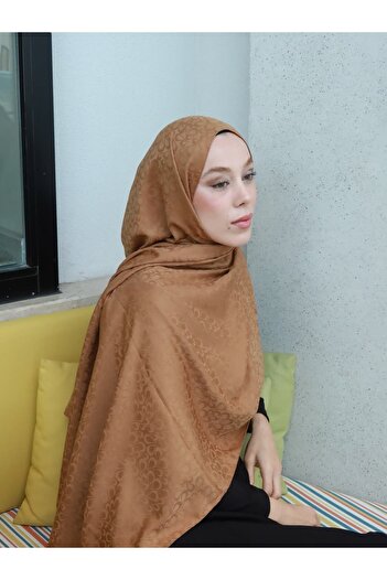 Modakaşmir Silky Jacquard Series Neva Pattern Shawl
