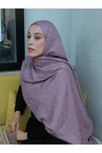 Modakaşmir Silky Jacquard Series Amber Pattern Shawl