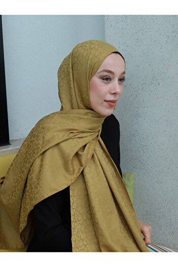 Modakaşmir Silky Jacquard Series Neva Pattern Shawl