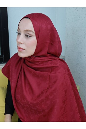 Modakaşmir Silky Jacquard Series Amber Pattern Shawl