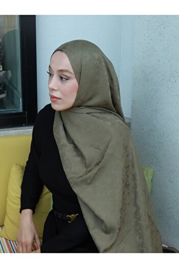 Modakaşmir Silky Jacquard Series Amber Pattern Shawl