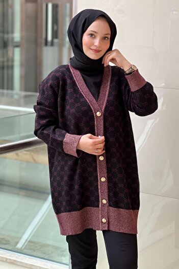 Ghisa Patterned Knitwear Cardigan