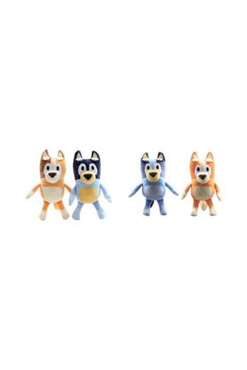 Virtual Trend Set of 4 Plus toys, Virtual Trend®, with Bluey's Family and Bingo, 28 cm