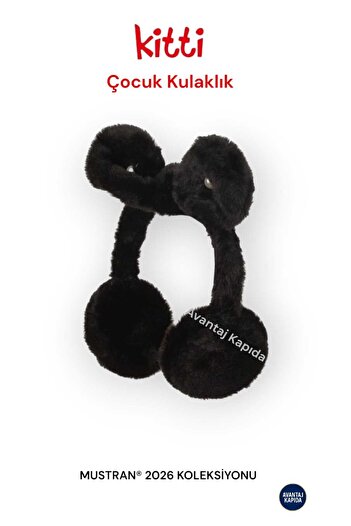 Mustran Kitti Adjustable Plush Children's Headphones |   Flexible Wire Structure – Shaped Rabbit Ears |