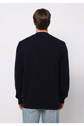 Colin's Regular Fit Men's Navy Blue Cardigan