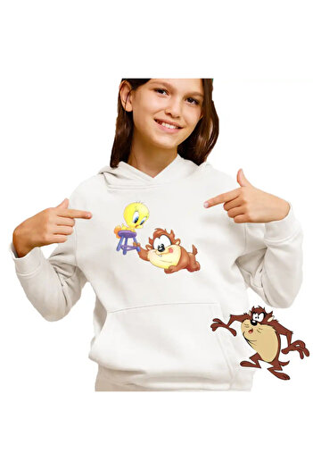 OEM Hanorac Copii Fete Taz Tweety Diavol Chibi Bebelusi