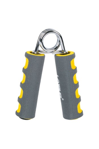 SHOPIENS Forearm Flexor Training Set, LiveUp, Foam Grips, Gray Yellow, 2 Pieces, MYONNA IT & E- COMMERCE
