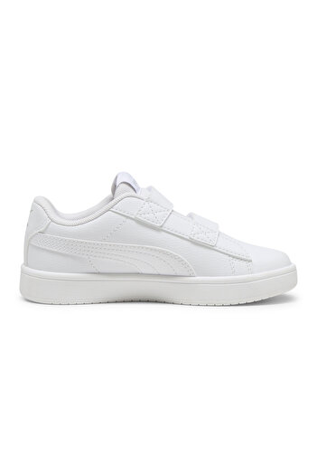 Puma Rickie Classic Hook & Loop Closure School Shoes - White