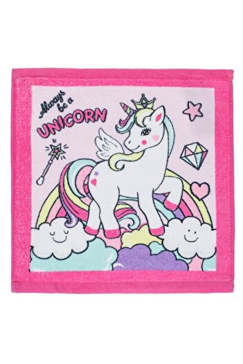 SHOPIENS Unicorn Cotton Towel, Pink, 30x30 cm, MYONNA IT & E- COMMERCE ®