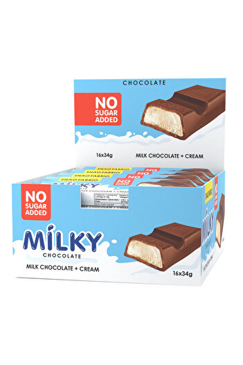 SNAQ FABRIQ - Milky Chocolate Bars - Box of 16