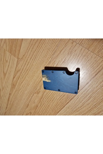 Ti Resin cardholder Blue