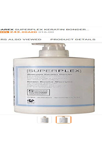 BAREX SUPERPLEX KERATIN BONDER SHAMPOO 750ML