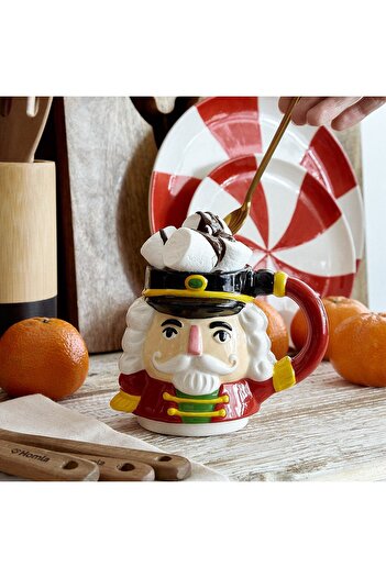 Other Mug | NUTCRACKER SHAPE | old man gray | 0.4 l | 873299