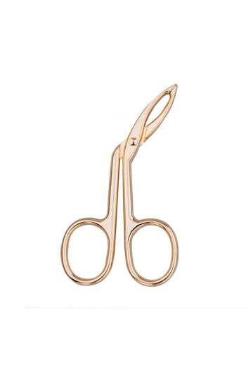 TİTANİA Gold Plated Scissor Tweezers 1069 /G