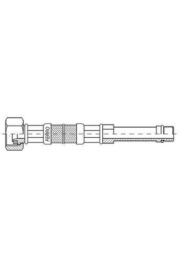 Other Steel braided battery hose 40 M10x3 8 long