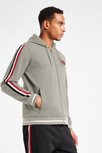 Lescon Men's Zippered Hooded Sweatshirt 25N-1130