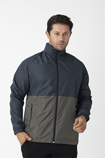 Crozwise Men's Raincoat Khaki Raincoat Double Color Men's Raincoat 5038-04