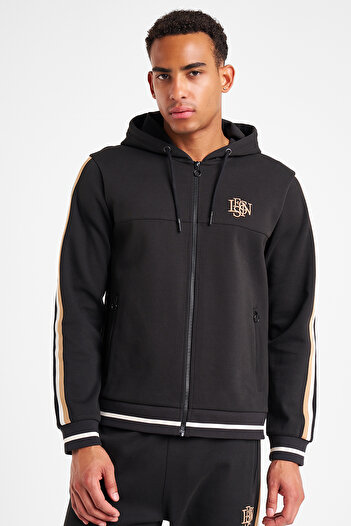 Lescon Men's Zippered Hooded Sweatshirt 25N-1130