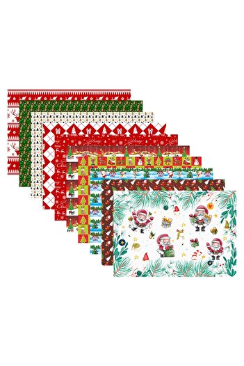 NEBO Gift wrapping paper, Christmas motifs, 80g, 70x100 cm, 100 pieces/set -