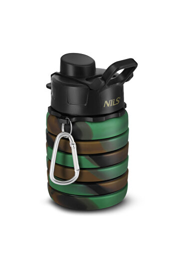Other NC4106 SILICONE FOLDING BIDON 500ML GREEN NILS