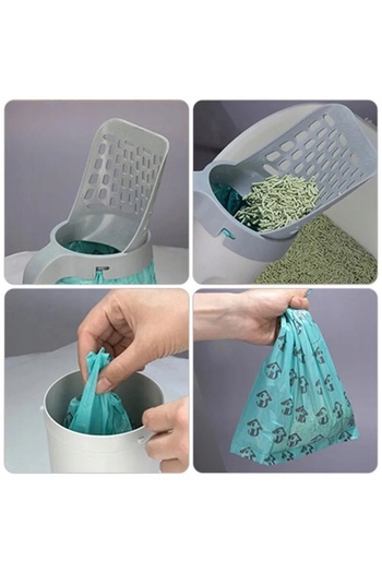 Other Scoop with container, handle, container, scoop for cat litter box