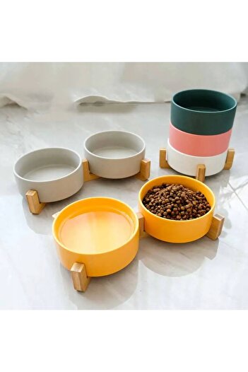 Other DOUBLE CERAMIC BOWL FOR DOG OR CAT 2 x 850ml