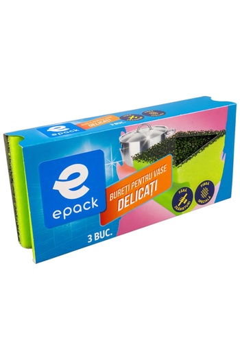 Epack - Delicate dish sponges, 3 pcs/set