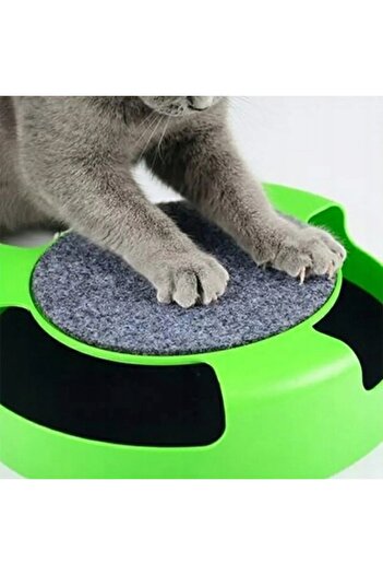 Other CAT TOY INTERACTIVE WHEEL WITH MOUSE SCRATCHING POSTS RUNNING MOUSE