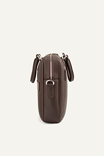 Fossil Unisex Vegan Deri Laptop Bölmeli 15,6 inç Dik Fermuarlı Evrak Çantası