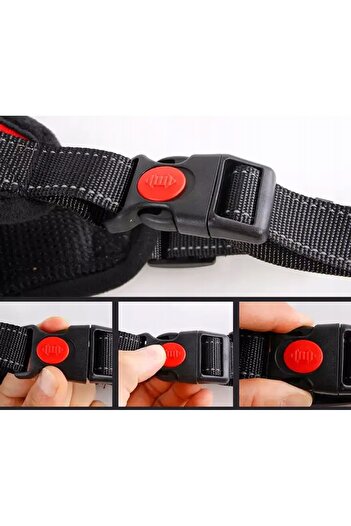 Other STRONG DOG HARNESS, PRESSURE-FREE, ADJUSTABLE, REFLECTIVE, SIZE L