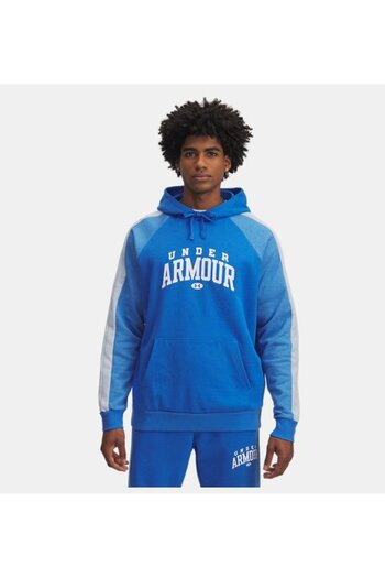 Under Armour Erkek UA Rival Fleece Colorblock Kapüşonlu Sweatshirt 6003958-402