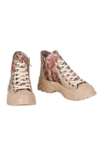 Streetfly Printed Colorful Women's Boots