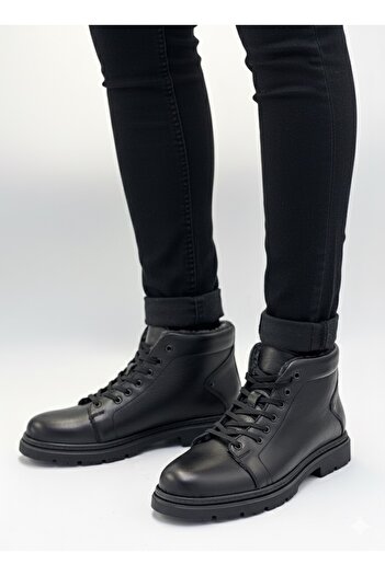 GÜLERSHOES Εγγυημένες Ορθοπεδικές Αδιάβροχες Αντιολισθητικές Χειμερινές Μπότες Ανδρικές με φερμουάρ με επένδυση από γούνα Μέγεθος 40-41-42-43-44