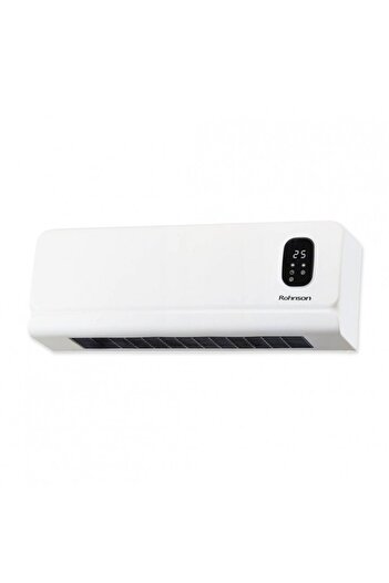 ROHNSON Wall-mounted fan heater, R6069, 2000W, 2 Heating Levels, 26 m², LED Panel, Timer