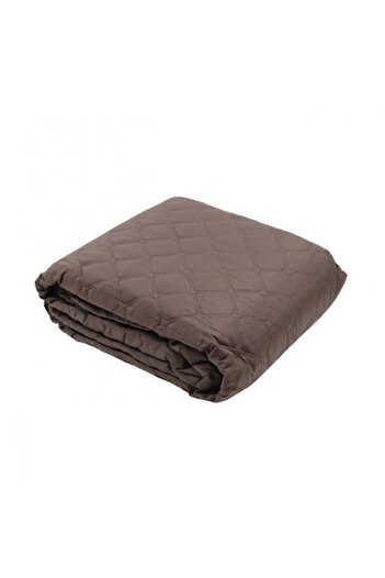 Caressa Bedspread GS2016-C, polyester material, brown color, 220 x 240 cm