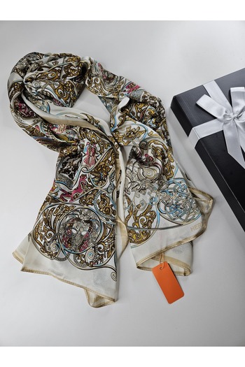 sem oyuncak Luxury Voile Silk Shawl Hijab Foulard Scarf Shawl Ethnic H Pattern 70 X 180 cm