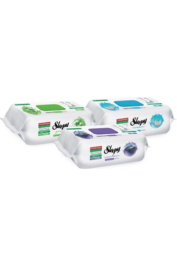 Sleepy Nature Series Surface Cleaning Towel & Wipe Pine & Ocean & Mountain Breeze 3X100 (300 Sheets)