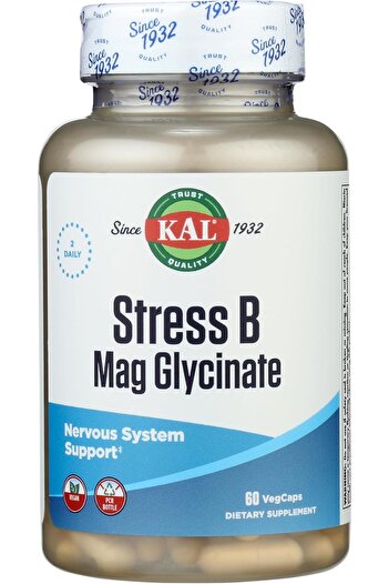 KAL Stress B Magnesium Glycinate 60 VegCap