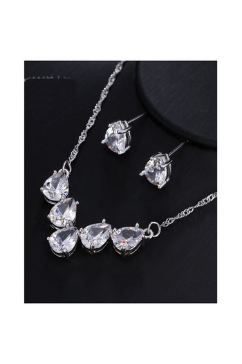 OEM Set bijuterii mireasa Zirconia Tears