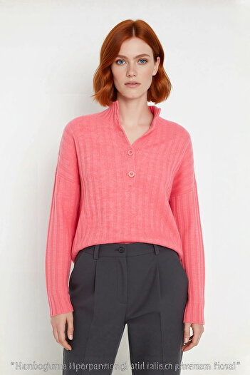 PayBuy Pulover de tricotat cu guler înalt, cu mâneci joase, cu croială oversize pentru femei, iarnă, confortabil și elegant, combinații zilnice