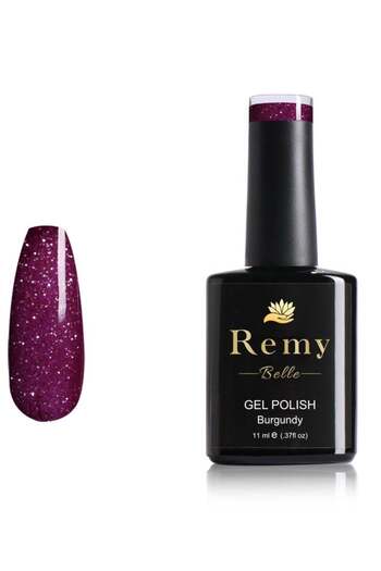 Remy Belle Gel Nail Polish 11ml Long Lasting Chip Resistant Burgundy Color