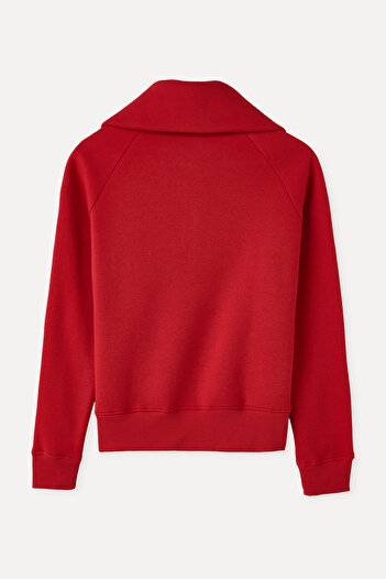 Mudo FERMUARLI DİK YAKA SWEATSHIRT