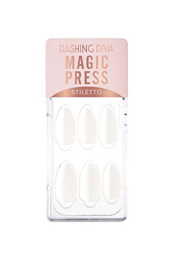 DASHING DIVA Magic Press Titanium Edge White