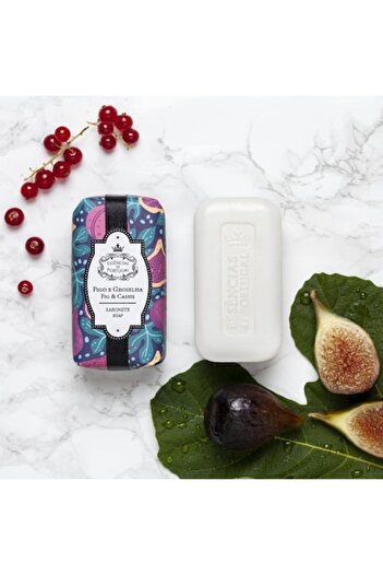 LONGLIFE Fig & Blackcurrant Soap – Essências de Portugal, 150g, Handmade