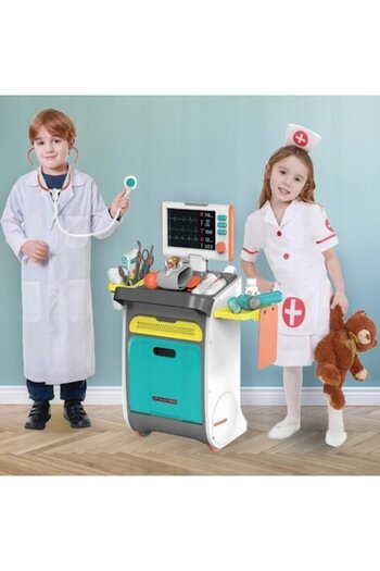 Glow Goods Interactive Educational Set for Children, Little Doctor and Nurse Role Play, Sound and Light Effects