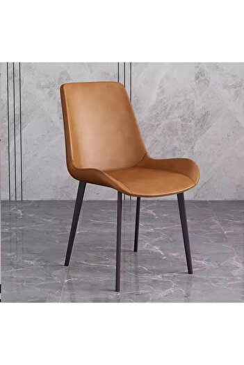 DEC30 Comfortable leather chair with a modern and distinctive design
