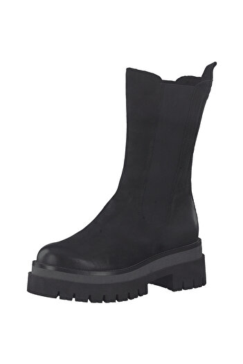 Marco Tozzi Black suede leather boots