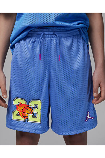Nike Jordan Air Flame Royal Blue Boys Shorts 95D944 95D944-U8H