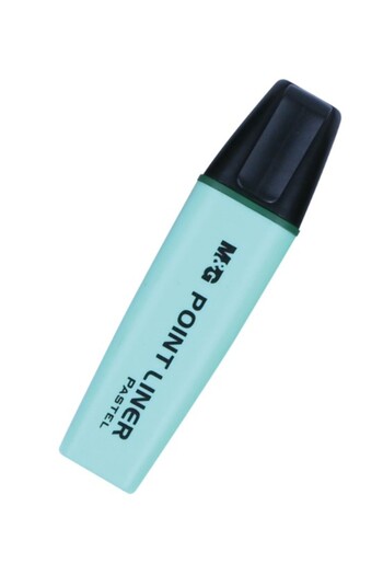 M&G Pastel highlighter, scented, light green AHM21578/H60100H, set of 12 pieces