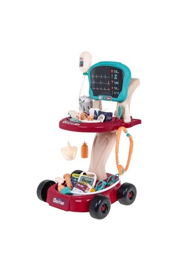 Ramiz Mobile medical set with X-ray panel and 29 Little Doctor accessories